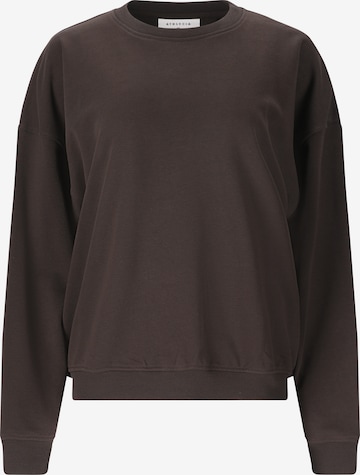 Athlecia Sweatshirt 'Crecy' in Bruin: voorkant