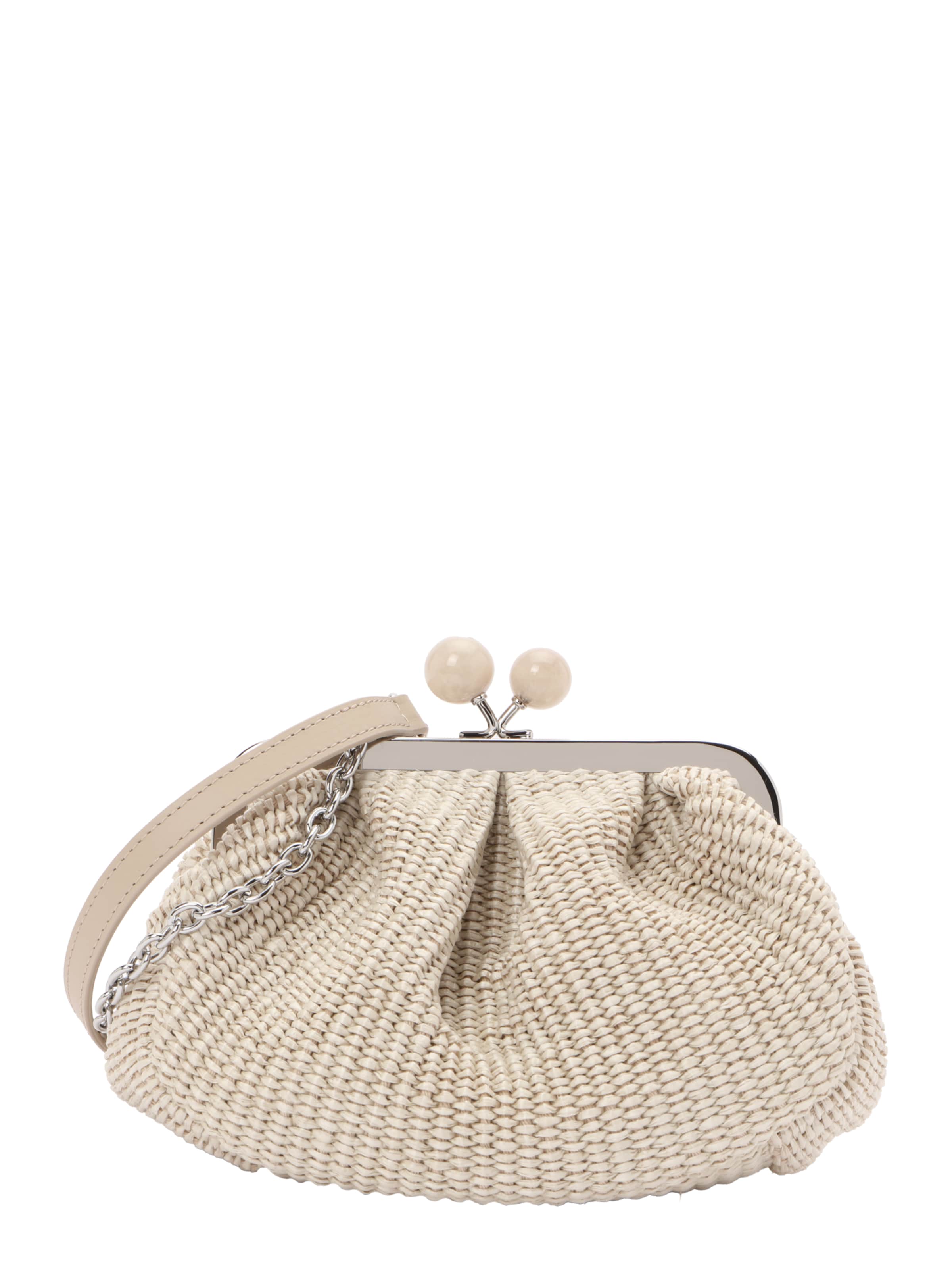 Weekend Max Mara Pidulik käekott 'PALMAS', värv hall: eest vaates