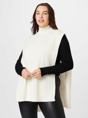 DRYKORN Cape 'GRIFFIN' in Wit: voorkant
