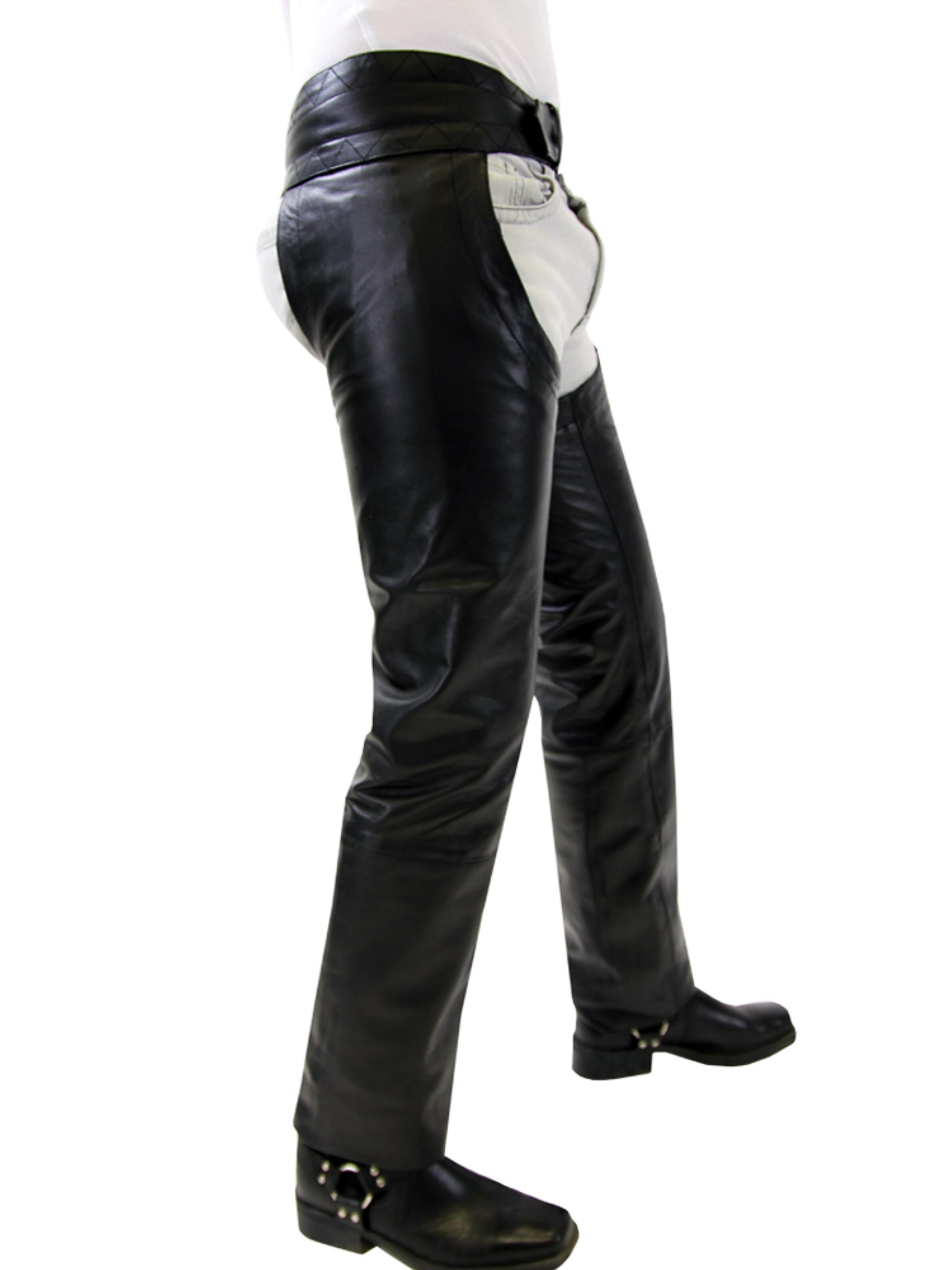 BOCKLE Skinny Pants 'Bockle® 1991 Chaps' in Black