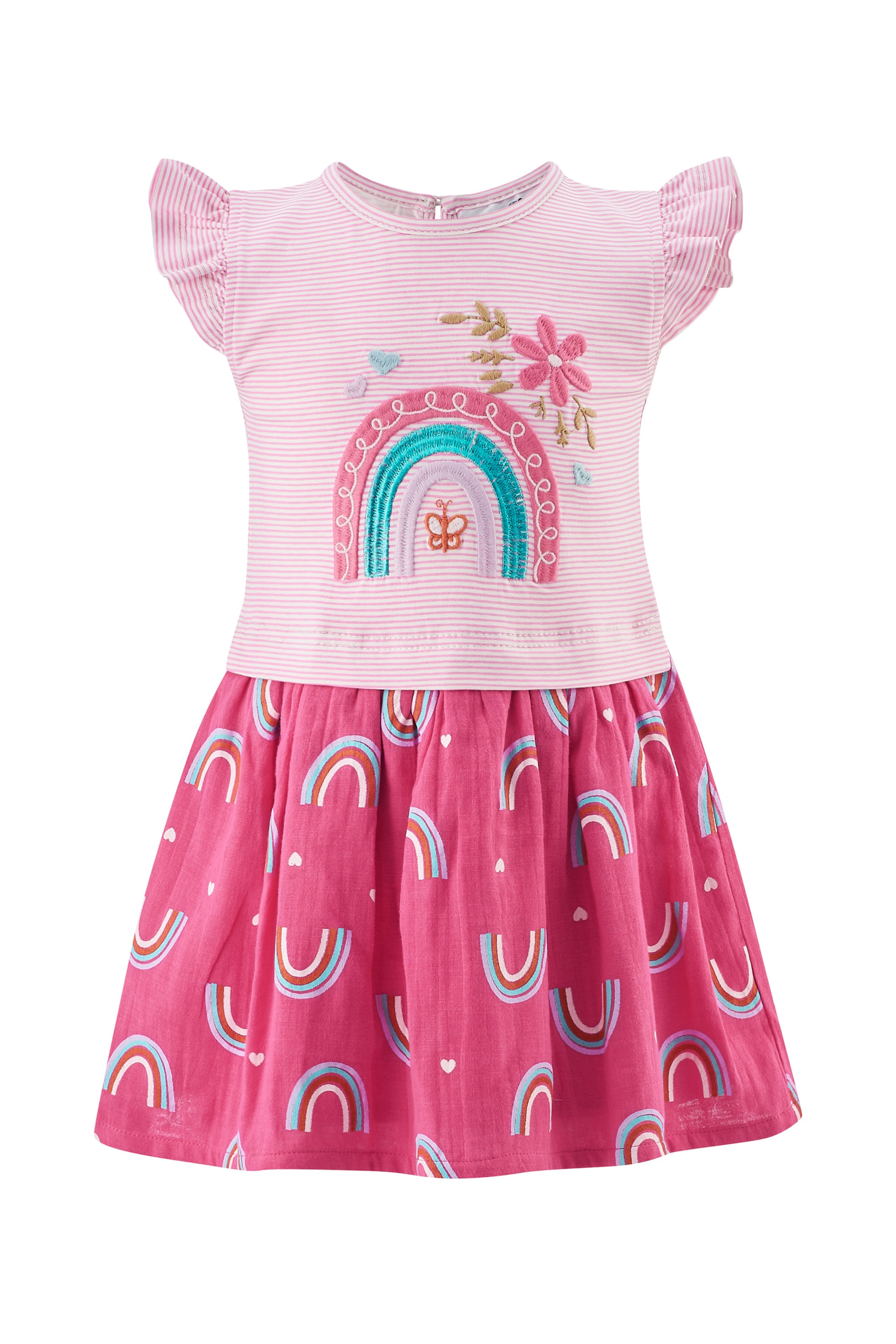 happy girls Kleit, värv roosa: eest vaates