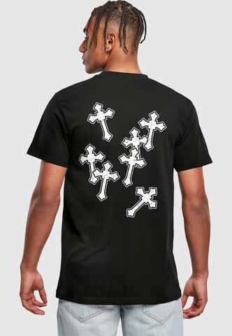 Mister Tee - Camisa 'Believe In Strength' em preto: frente