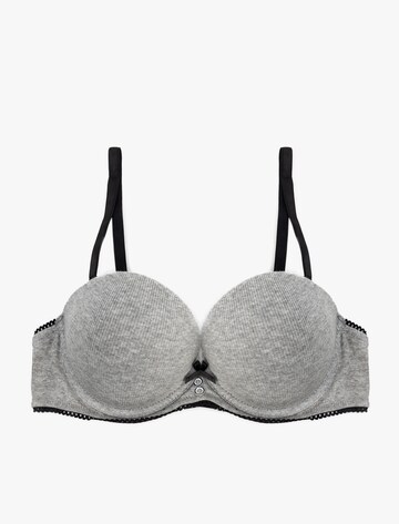 Koton Push-up Bra in Grey