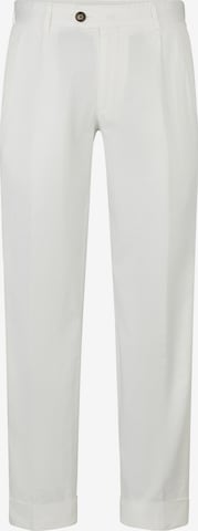 JOOP! Regular Pleated Pants 'Randar' in Beige: front