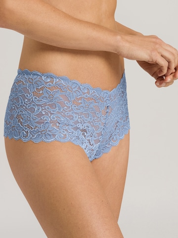 Hanro Slip ' Moments ' in Blauw: voorkant