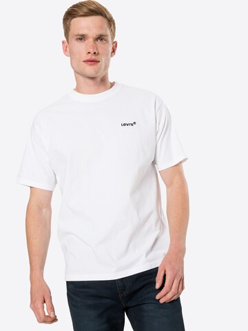 T-Shirt 'Red Tab' LEVI'S ® en blanc : devant