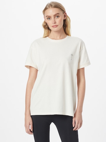 PROTEST Funkcionalna majica 'ELSAO' | bela barva: sprednja stran