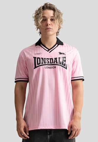 LONSDALE Shirt 'Footdee' in Roze: voorkant