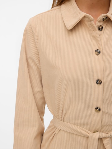 VERO MODA Shirt Dress 'VMELLY' in Beige