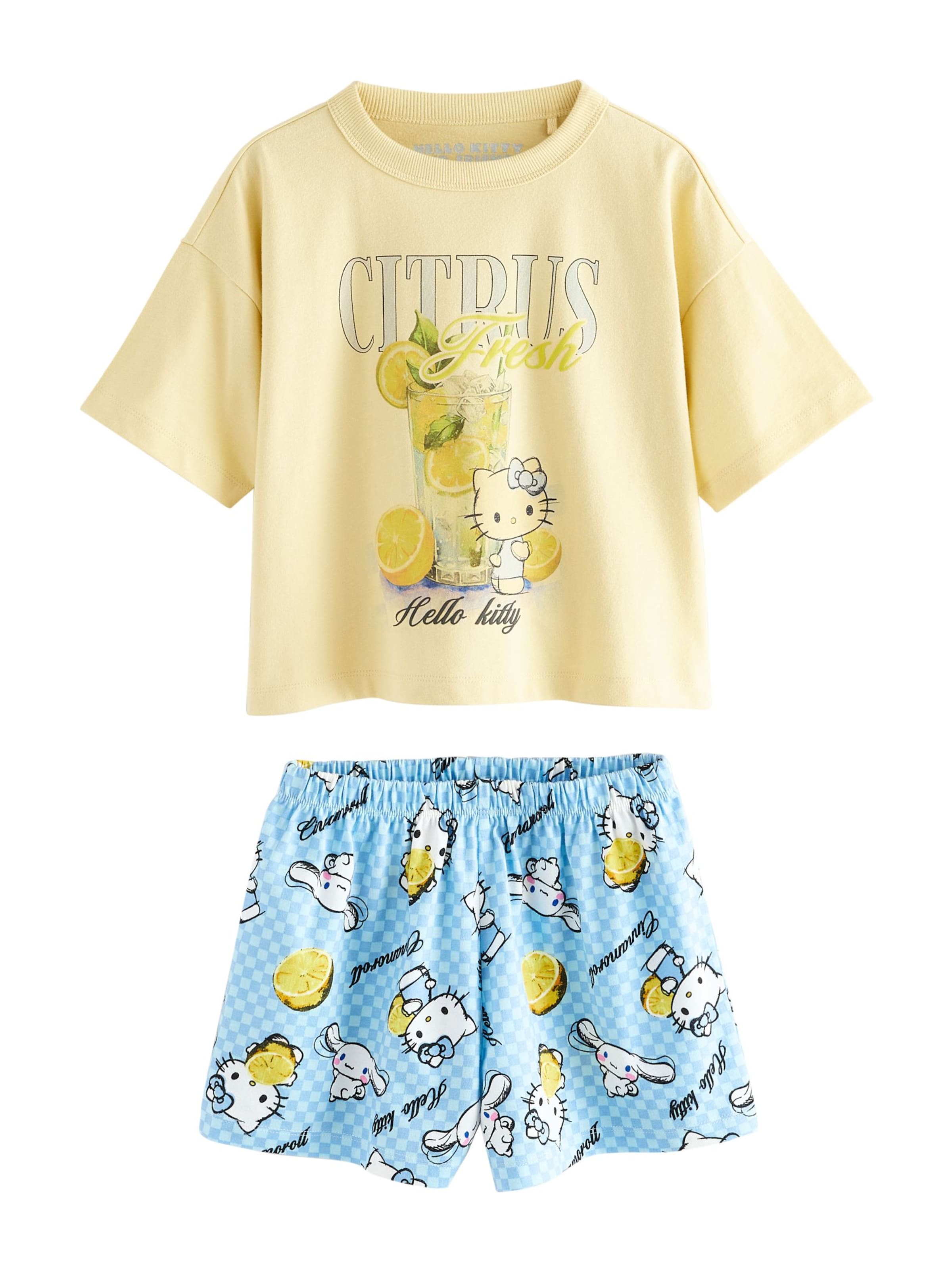 Next - Pijama 'Hello Kitty' em azul