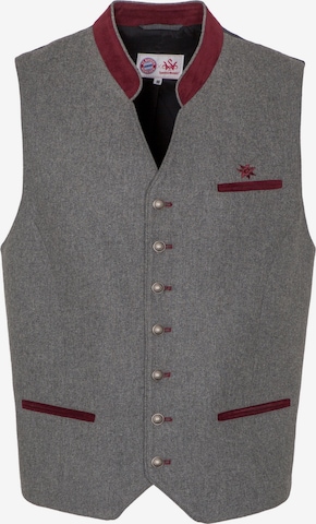 Gilet folklorique 'FCB - Tazio' SPIETH & WENSKY en gris : devant