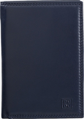 DuDu Wallet in Blue: front