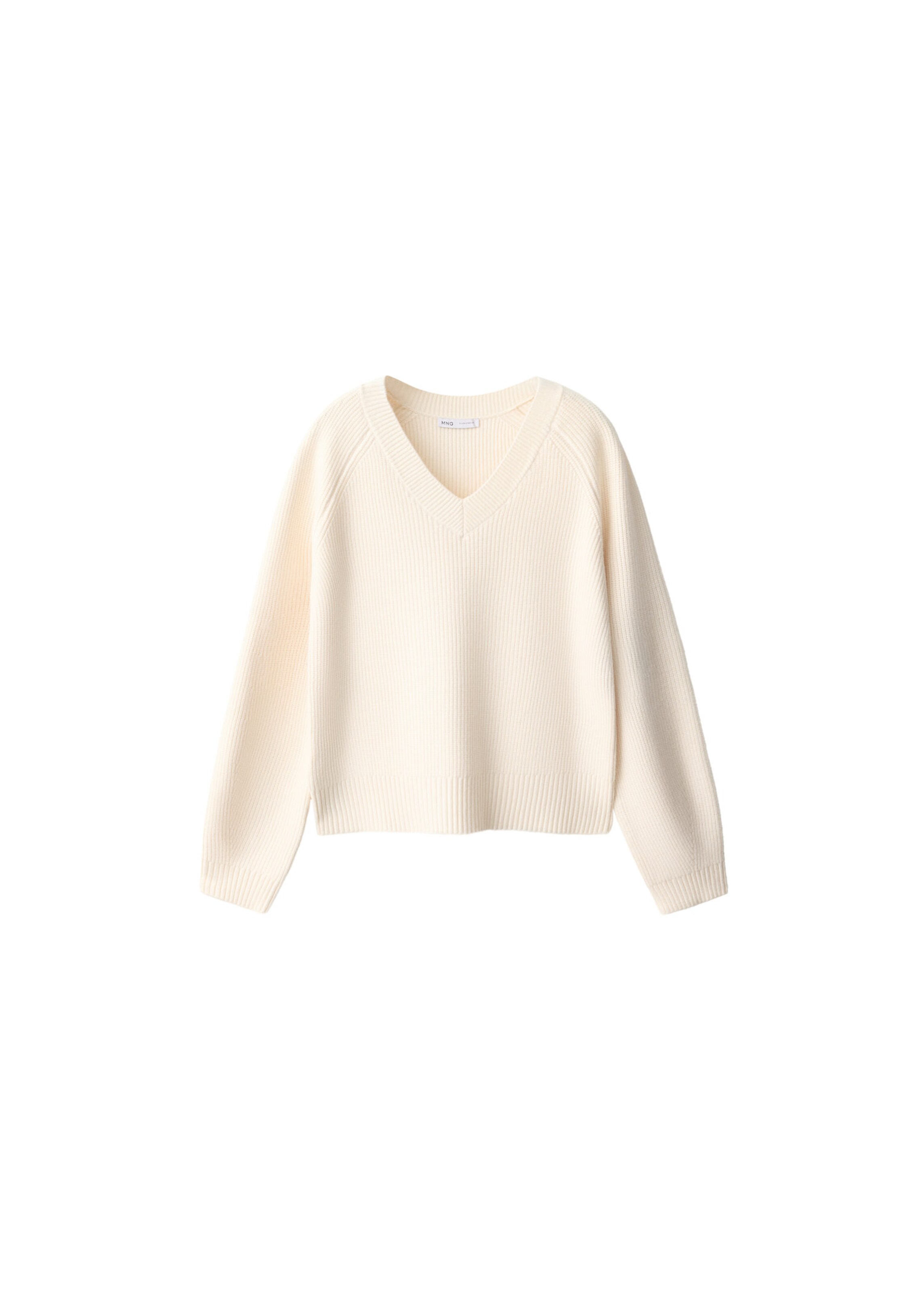 MANGO Sweater 'VIZON' in Beige: front