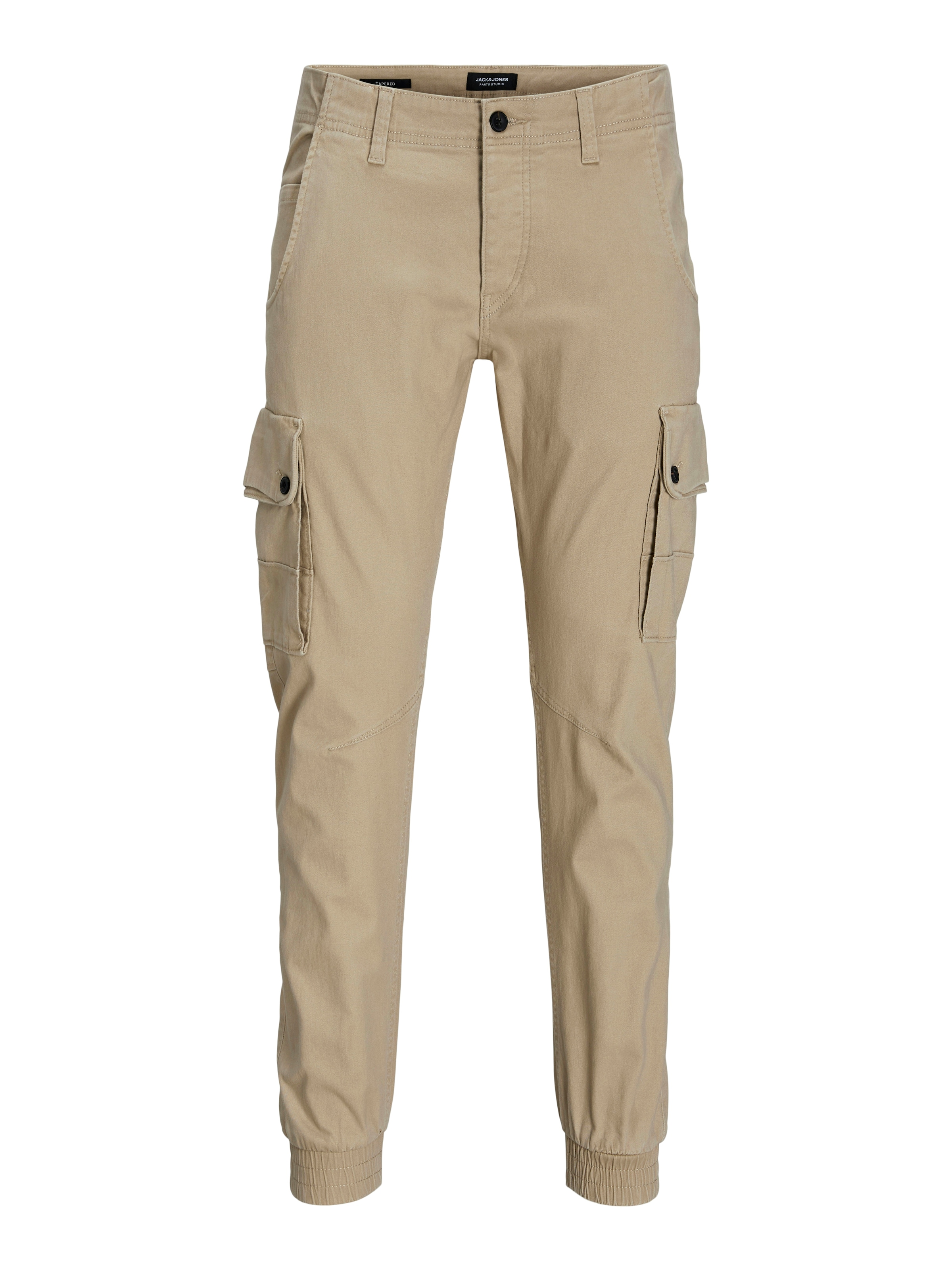 JACK & JONES - Tapered Pantalón cargo 'JWHPAUL JJWARNER' en beige: frente