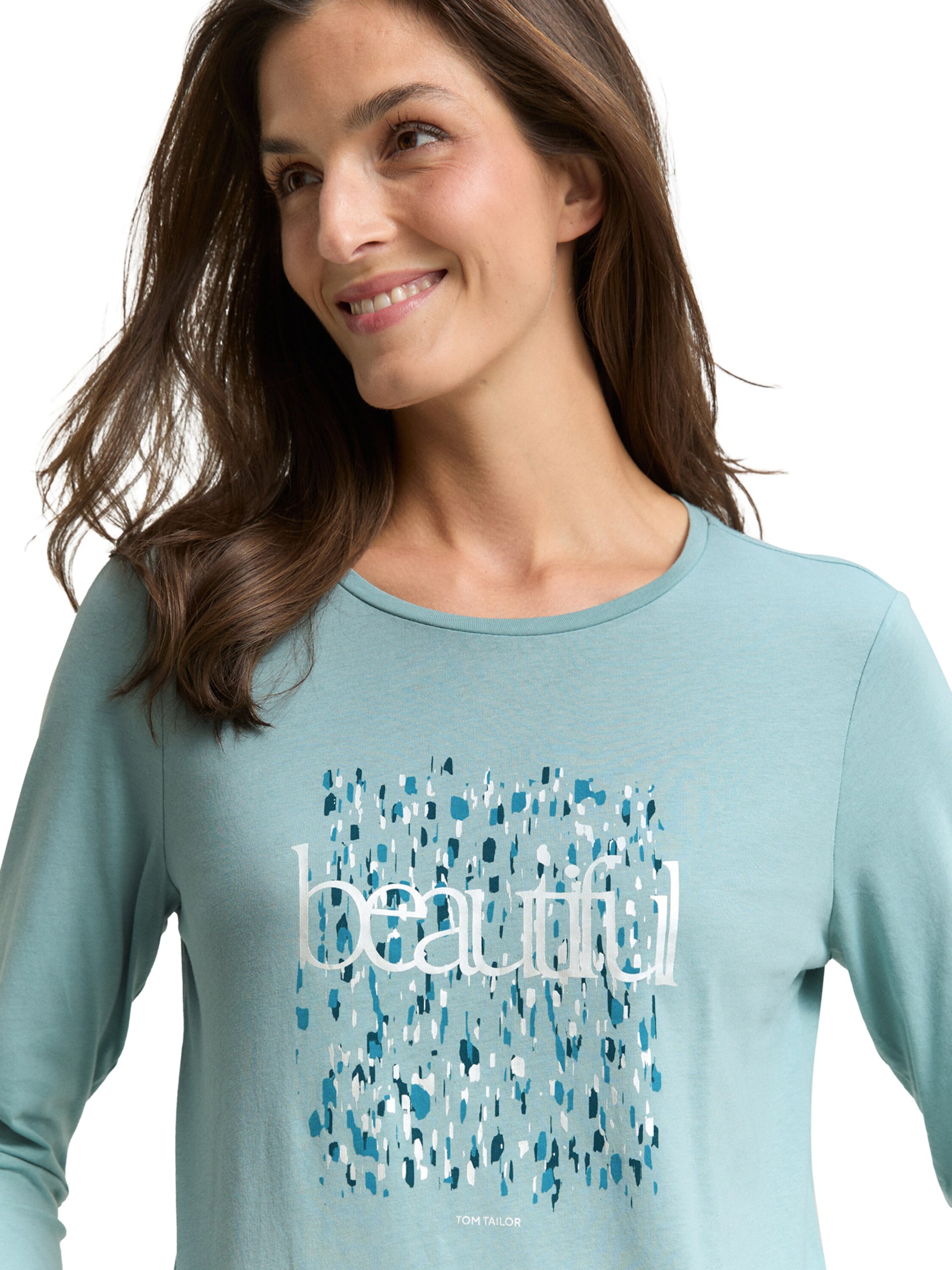 TOM TAILOR - Camisa em verde