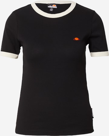 ELLESSE Shirt 'Enio' in Zwart: voorkant