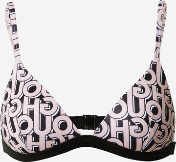 Triangolo Top per bikini 'New Retro' di HUGO in rosa: frontale