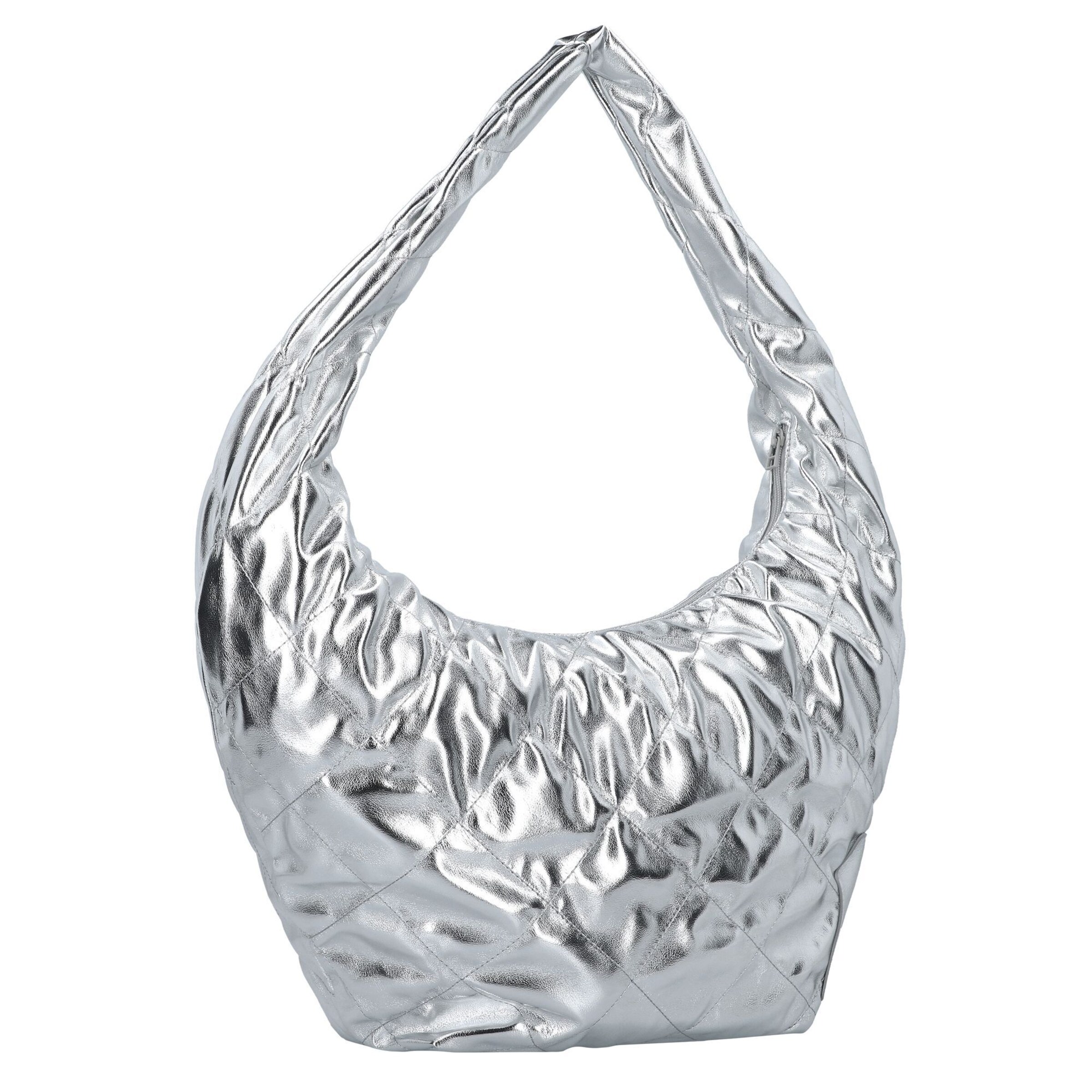 Borsa a spalla 'Evenes' di Seidenfelt in argento