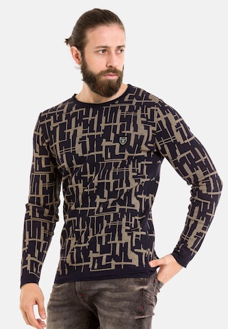 CIPO & BAXX Strickpullover in Braun