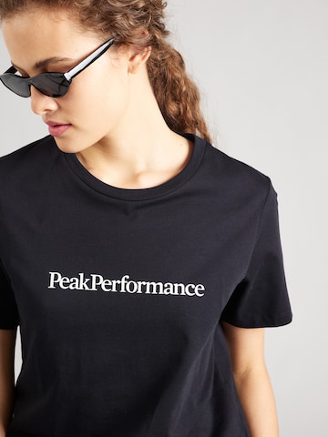 PEAK PERFORMANCE Functioneel shirt in Zwart