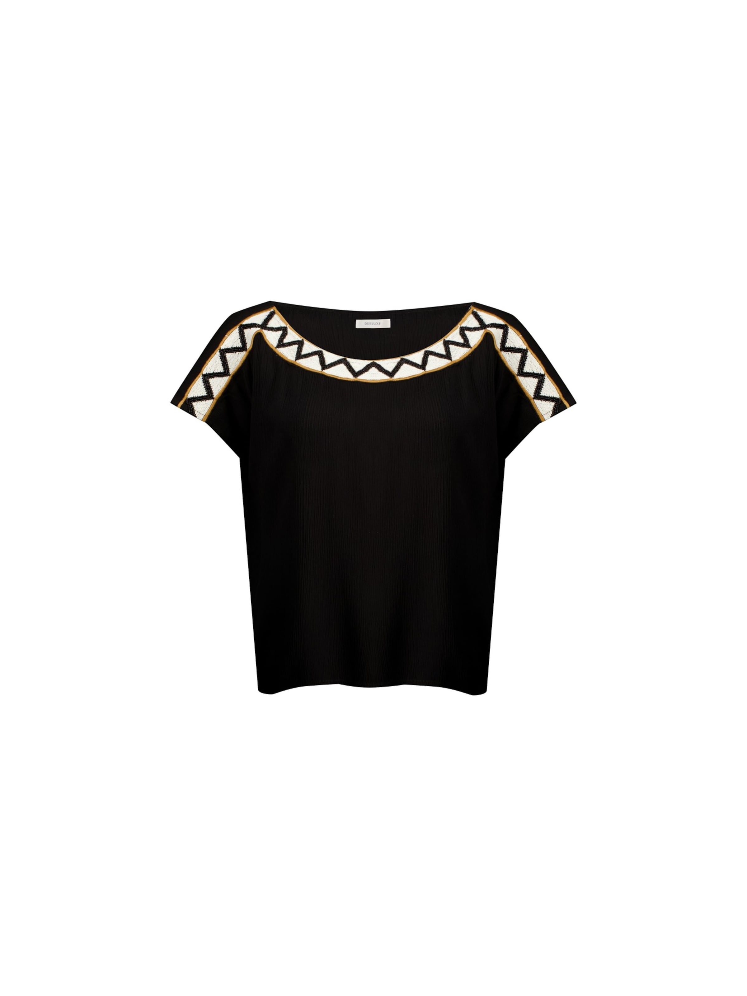 Chemisier 'Tika' Deeluxe en noir : devant