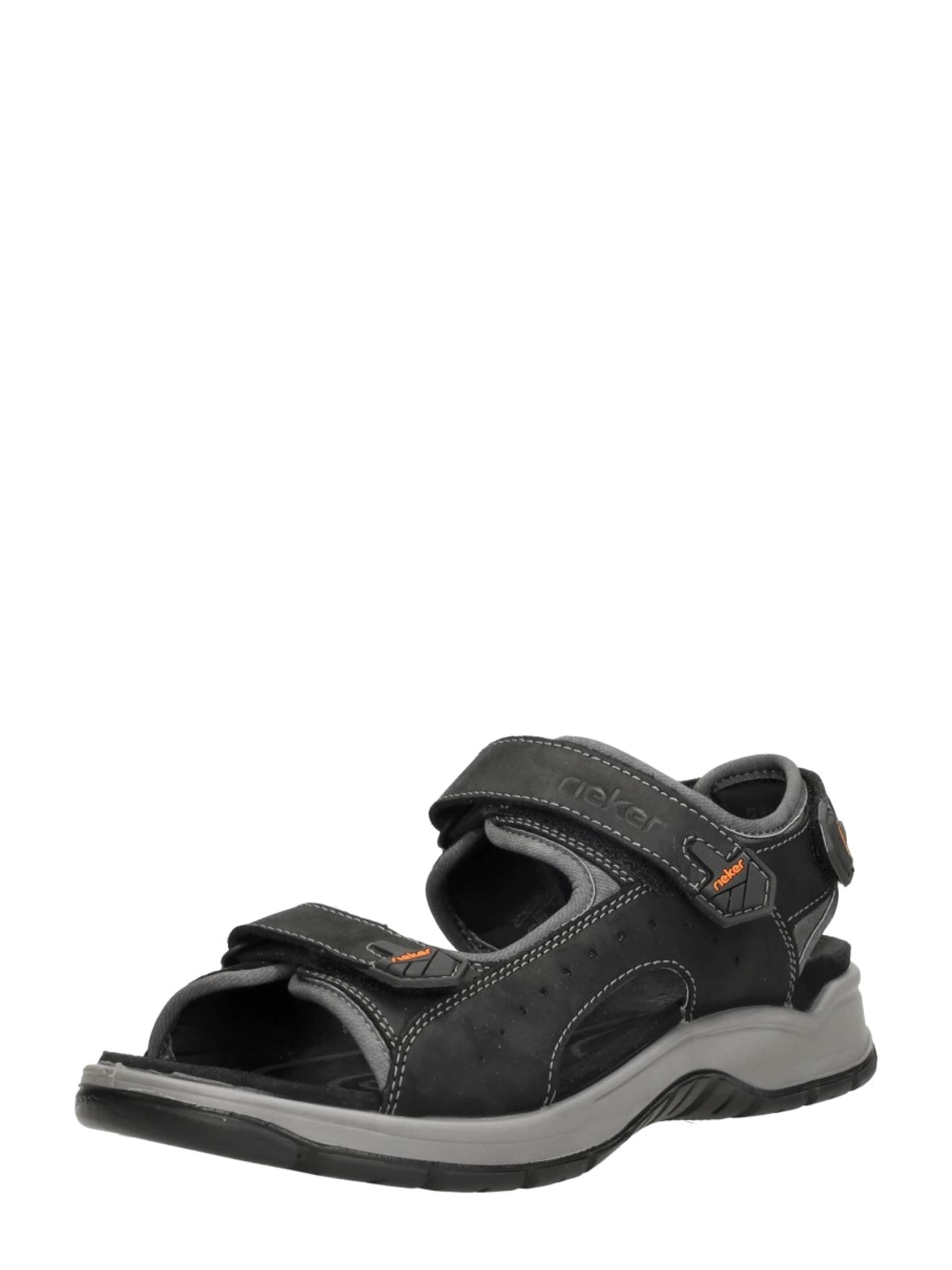 Sandales 'Sandalen' Rieker en noir