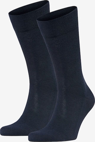 Chaussettes de sport FALKE en bleu : devant