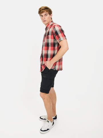 CAMEL ACTIVE Regular fit Button Up Shirt in Red