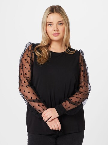 ONLY Curve Blouse 'JENNY' in Zwart: voorkant