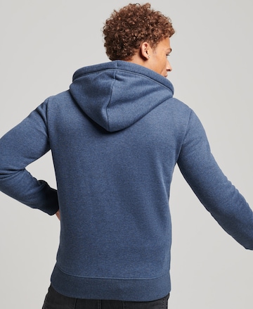 Superdry Zip-Up Hoodie in Blue