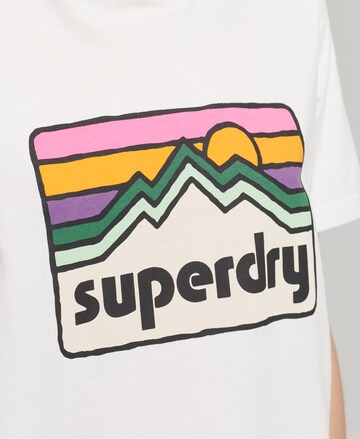 Superdry Тениска в бяло