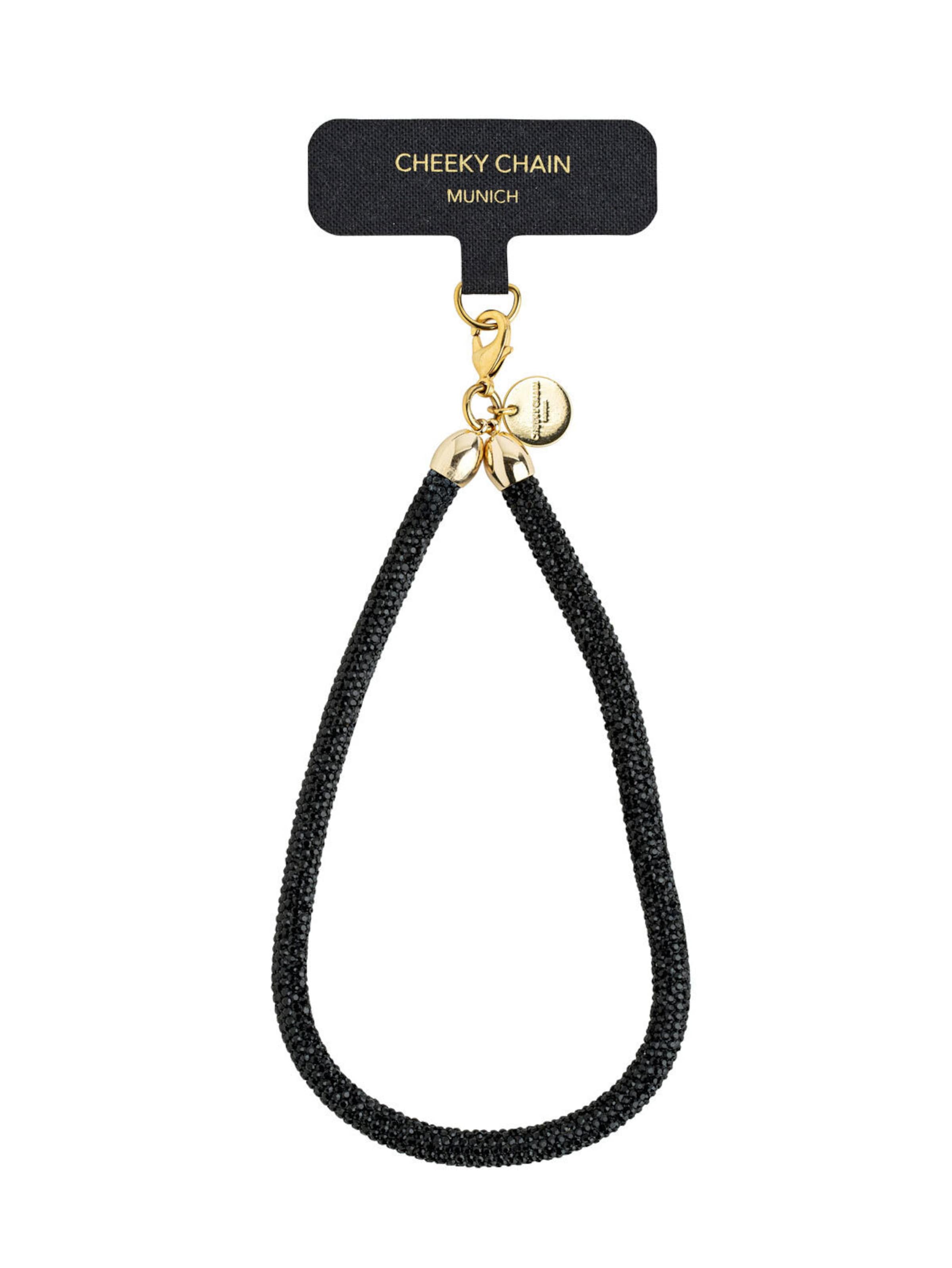 Cheeky Chain Munich Smartphonehoesje 'Estelle' in Goud: voorkant