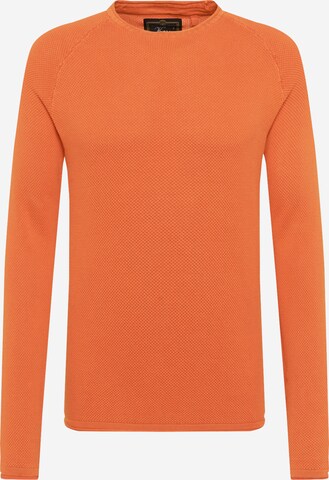 Key Largo Regular fit Sweater 'Thomas' in Orange: front