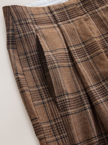 Wide Leg Pantalon à pince Next en marron