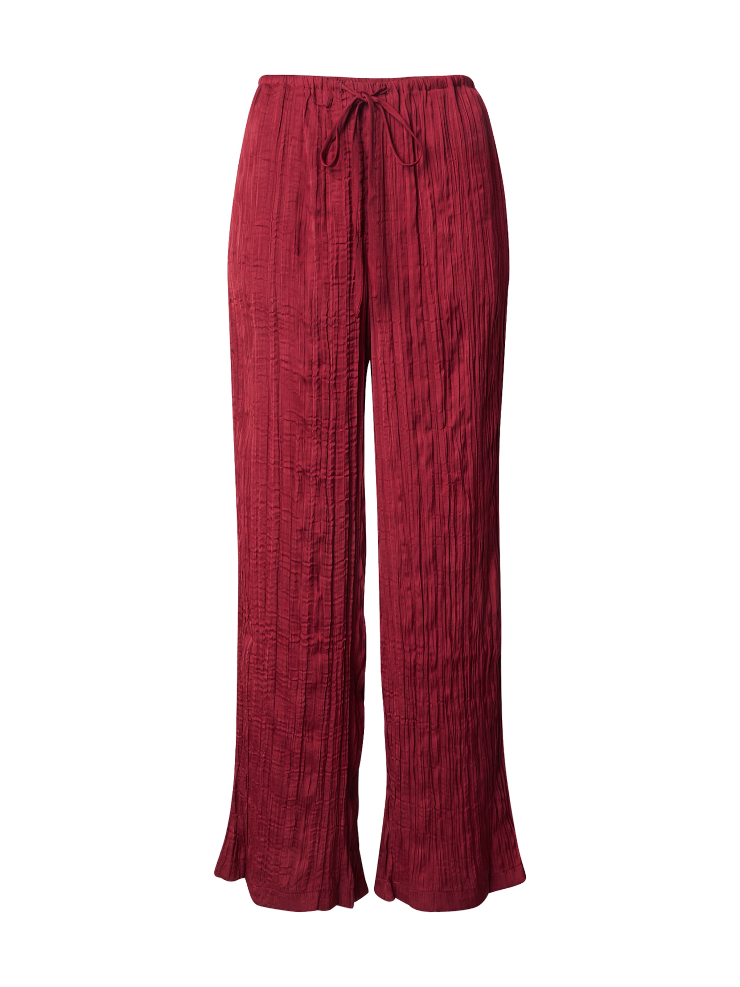 ABOUT YOU Regular Pleated Pants 'Gwen' in Purple: front