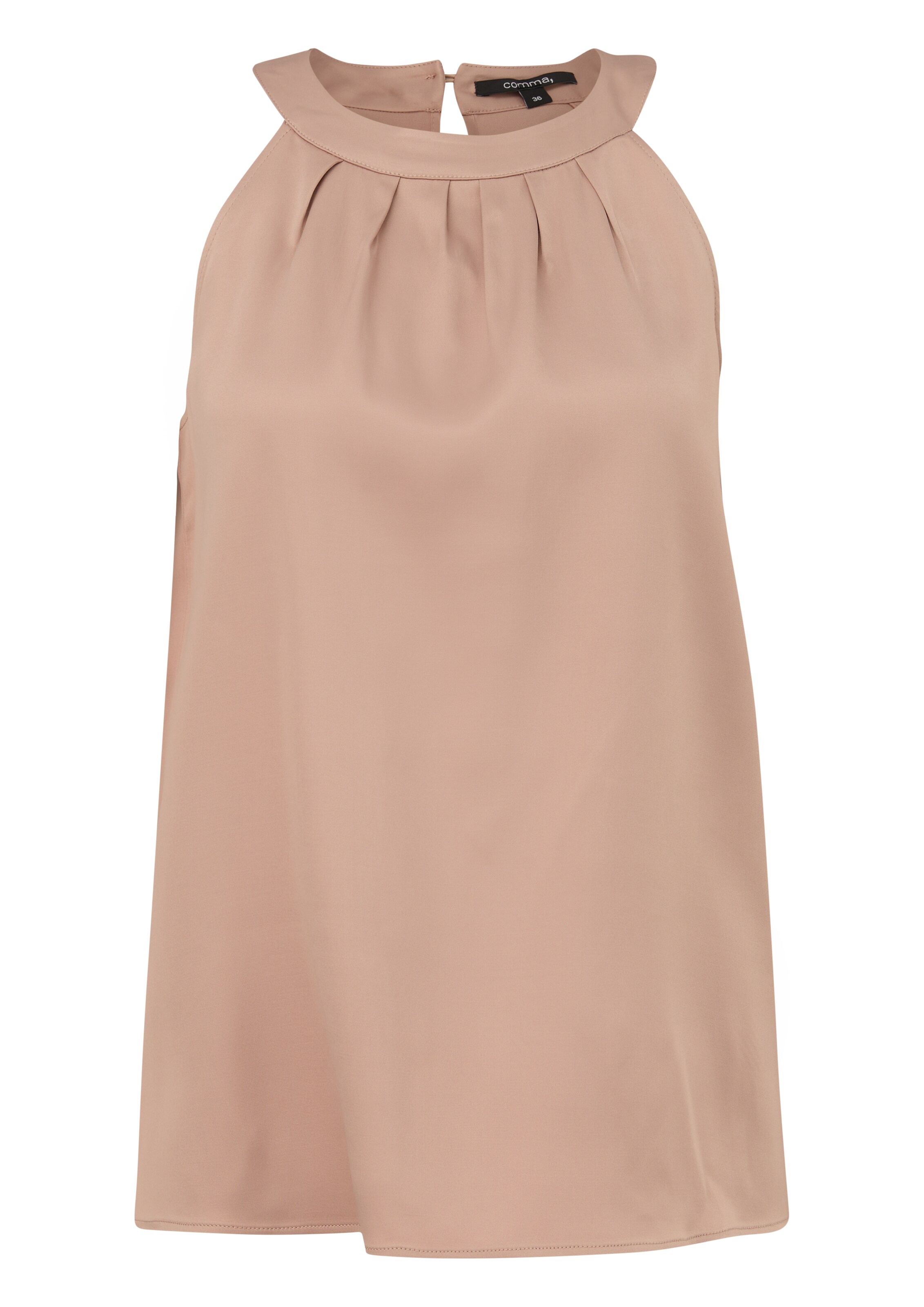 COMMA Top in Brown: front