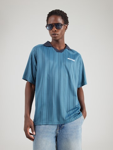 T-Shirt 'LOWCASE SOCCER' ELEMENT en bleu : devant