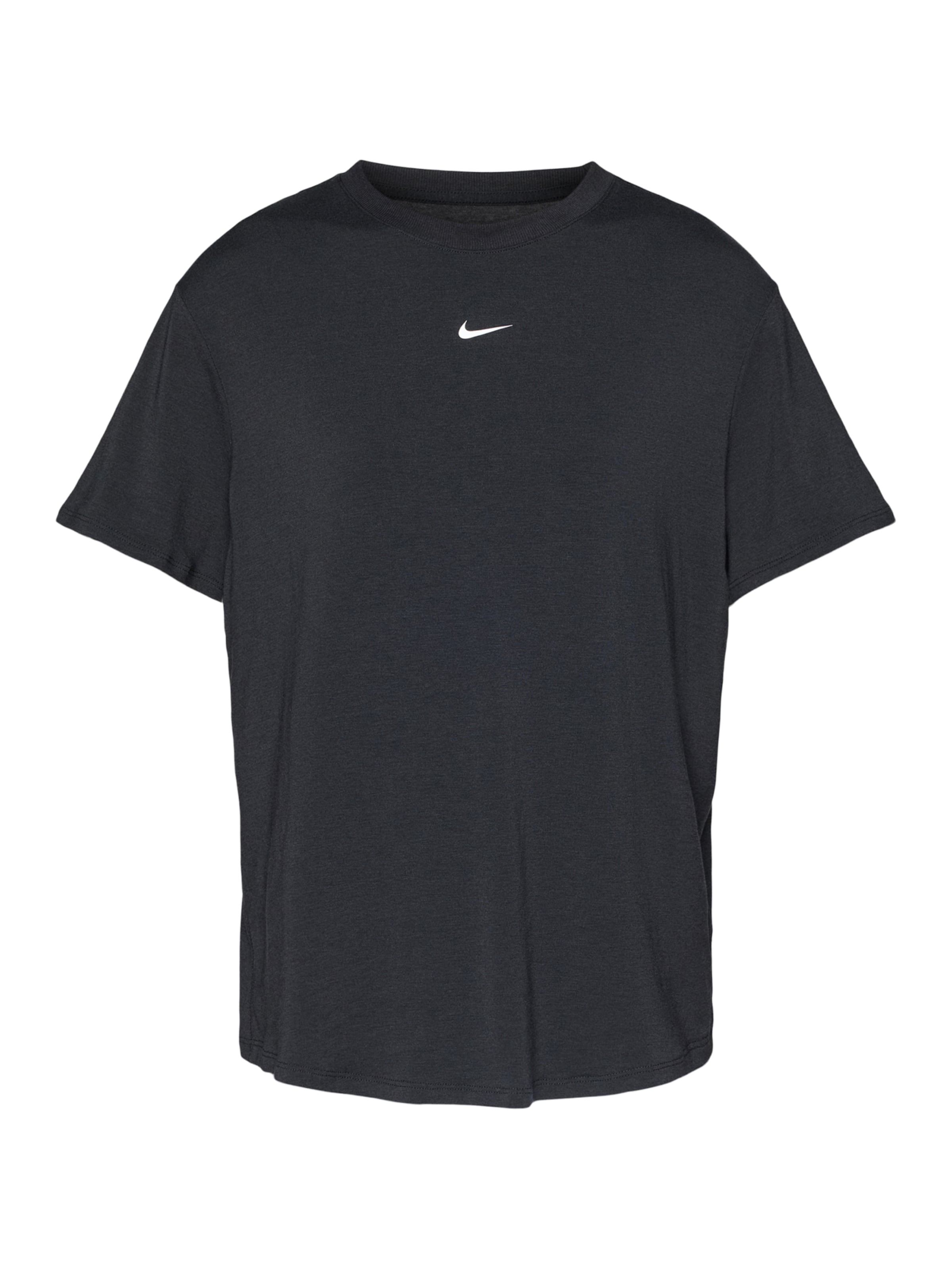 juoda NIKE Sportiniai marškinėliai 'One': priekis