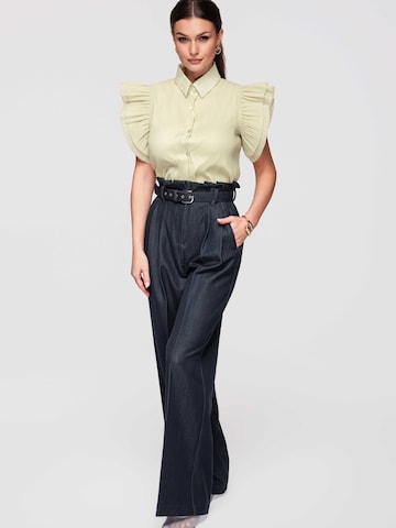 Camicia da donna di Ombre in verde