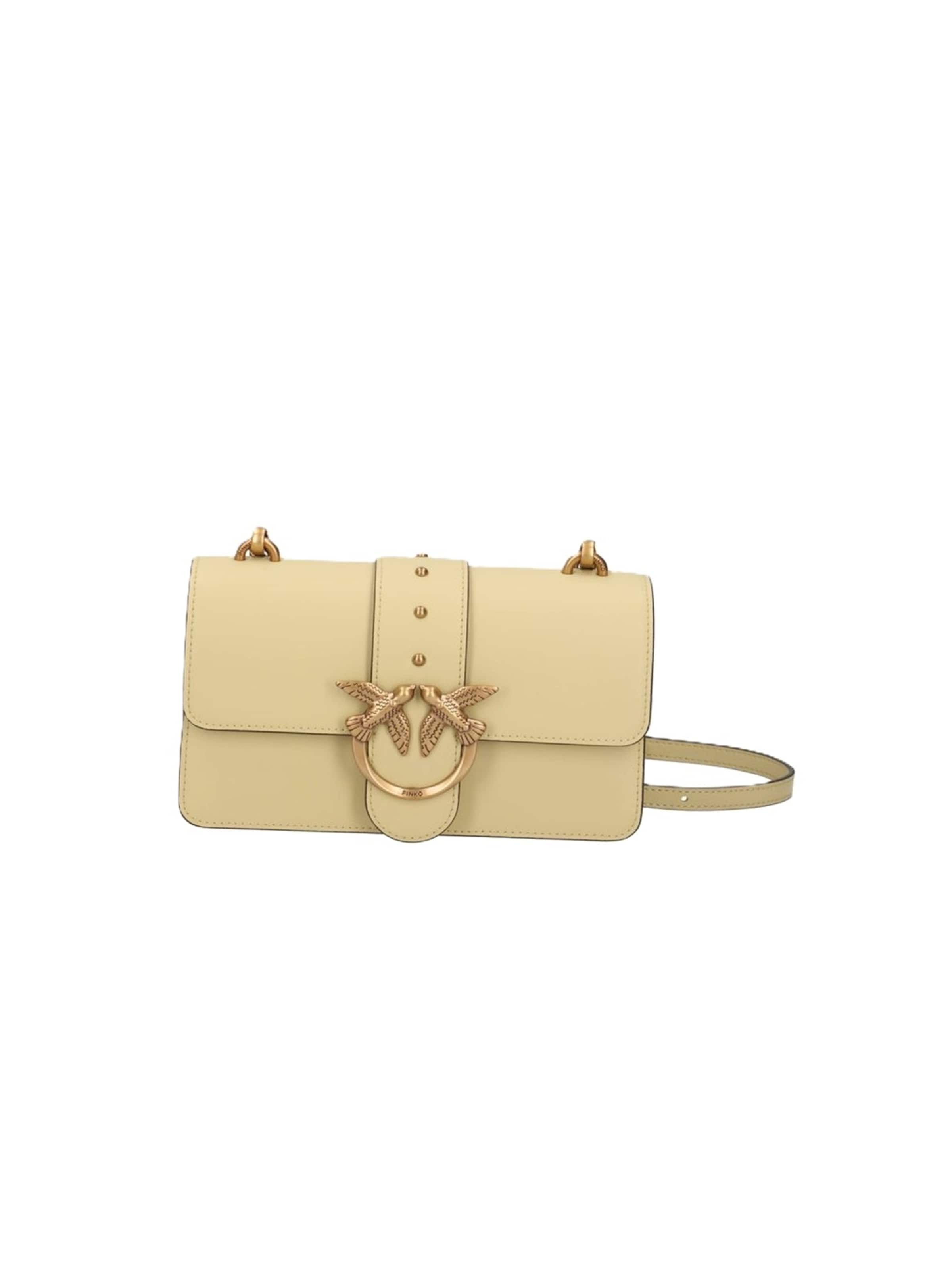 Borsa a tracolla '105856 A0F1' di PINKO in giallo: frontale