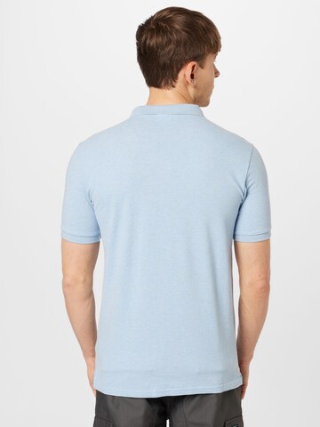 KnowledgeCotton Apparel Poloshirt 'ROWAN' (GOTS) in Blau