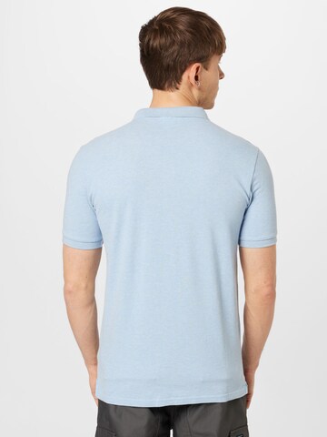 KnowledgeCotton Apparel T-shirt 'ROWAN' i blå