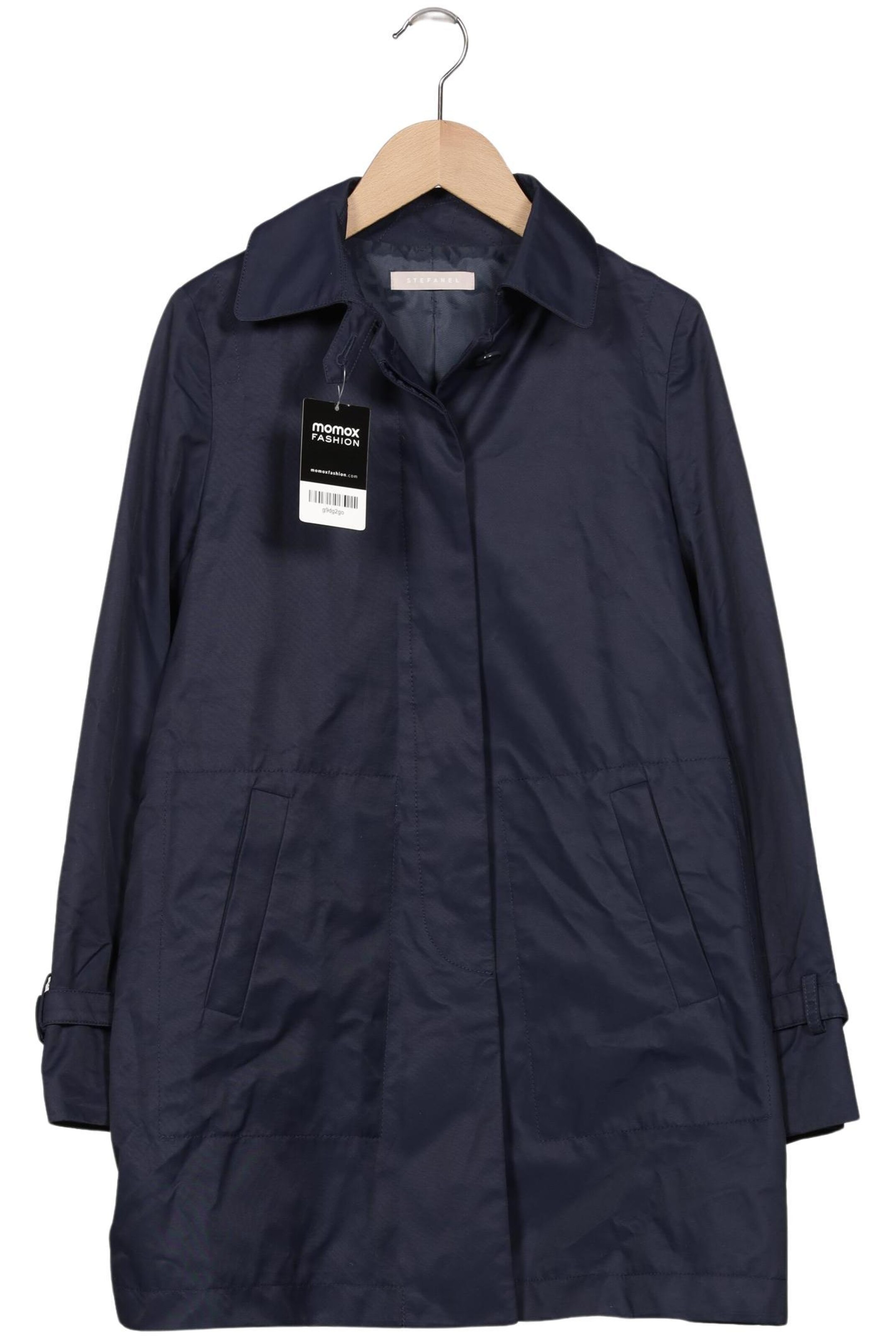 Stefanel Mantel XXS in Blau: Vorderseite