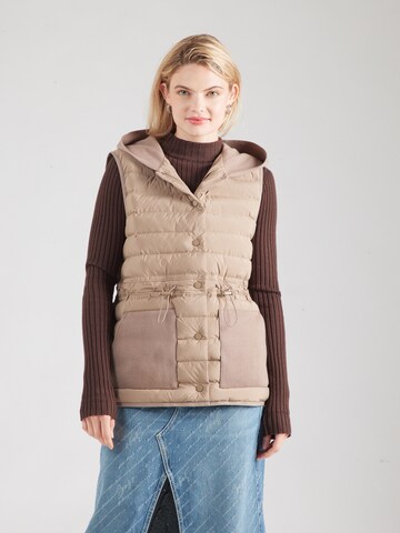Gilet 'Palone' di BOSS in marrone: frontale