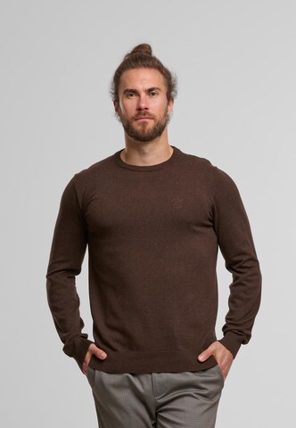 Pull-over 'Wildman' INDICODE JEANS en marron