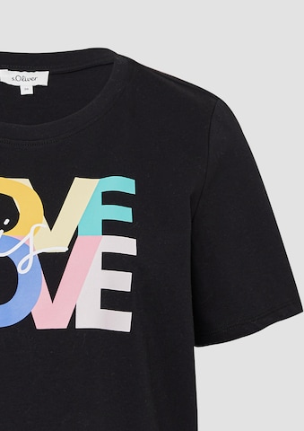 T-shirt s.Oliver en noir