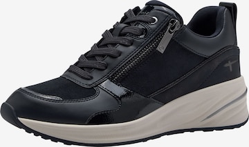 Baskets basses Tamaris en bleu : devant