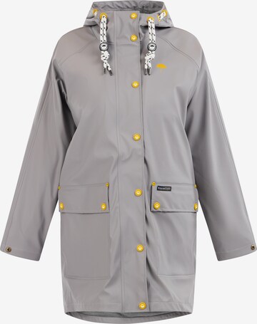 Schmuddelwedda Raincoat in Grey: front