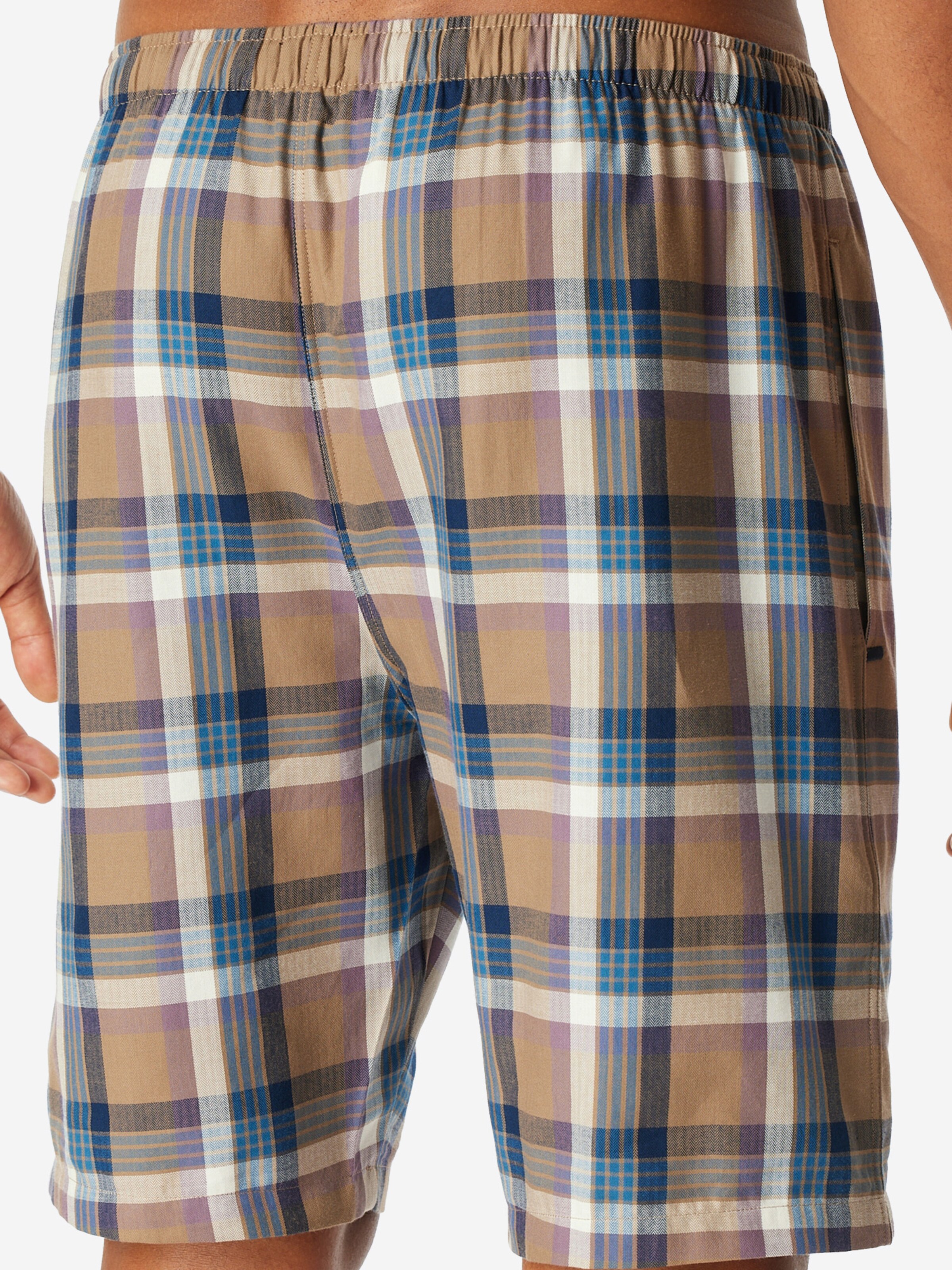 Pantalon de pyjama ' Bermuda - Mix + Relax ' SCHIESSER en beige