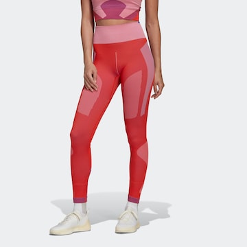 ADIDAS BY STELLA MCCARTNEY Slim fit Workout Pants 'TrueStrength  ' in Red: front